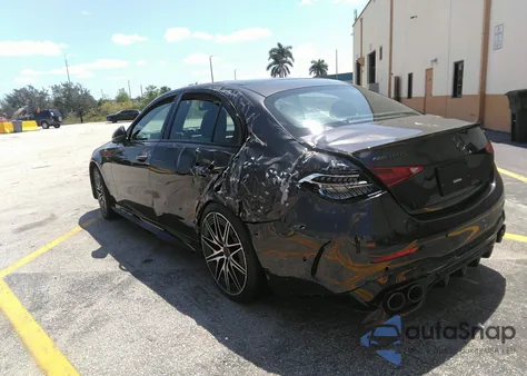 2024 Mercedes-Benz C 43 Amg из США, поврежденный, VIN W1KAF8HB6RR185662